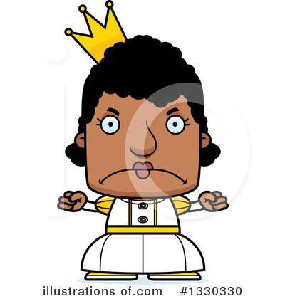 Royalty-Free (RF) Block Headed Black Woman Clipart Illustration by Cory Thoman - Stock Sample #1330330