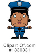 Block Headed Black Woman Clipart #1330331 by Cory Thoman