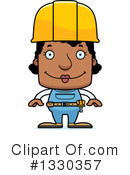 Block Headed Black Woman Clipart #1330357 by Cory Thoman