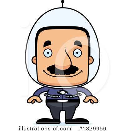 Mustache Clipart #1329956 by Cory Thoman