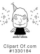 Block Headed Senior Woman Clipart #1330184 by Cory Thoman