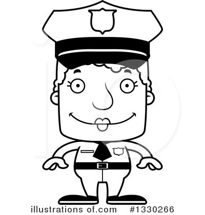 Police Woman Clipart #1330266 by Cory Thoman
