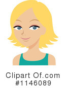 Blond Woman Clipart #1146089 by Rosie Piter