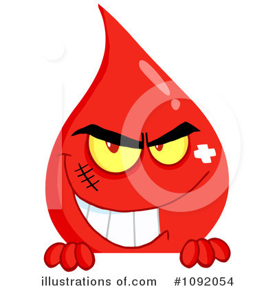 Royalty-Free (RF) Blood Clipart Illustration by Hit Toon - Stock Sample #1092054