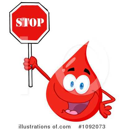 Royalty-Free (RF) Blood Clipart Illustration by Hit Toon - Stock Sample #1092073