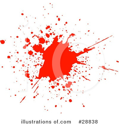 Blood Splatter Clipart #28838 by KJ Pargeter