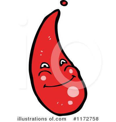 Royalty-Free (RF) Blood Drop Clipart Illustration by lineartestpilot - Stock Sample #1172758
