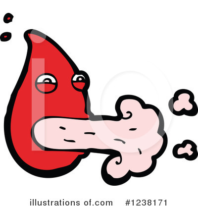 Royalty-Free (RF) Blood Drop Clipart Illustration by lineartestpilot - Stock Sample #1238171