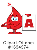 Blood Drop Clipart #1634374 by Hit Toon