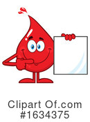 Blood Drop Clipart #1634375 by Hit Toon