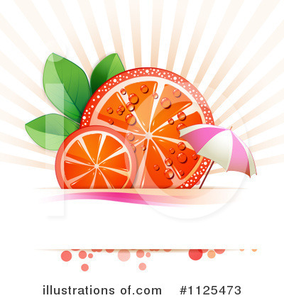 Orange Slices Clipart #1125473 by merlinul