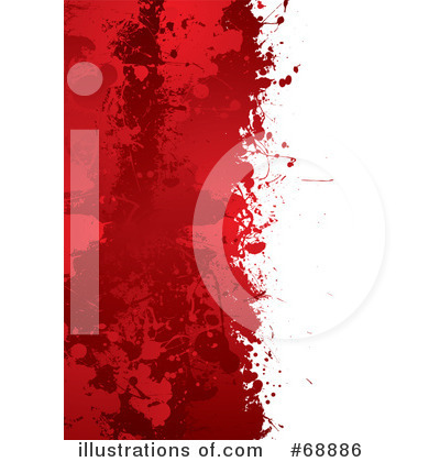 Royalty-Free (RF) Blood Splatter Clipart Illustration by michaeltravers - Stock Sample #68886