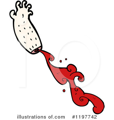 Royalty-Free (RF) Bloody Arm Clipart Illustration by lineartestpilot - Stock Sample #1197742