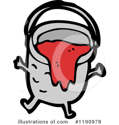 Royalty-Free (RF) Bloody Bucket Clipart Illustration by lineartestpilot - Stock Sample #1190978