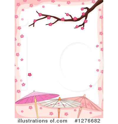 Cherry Blossoms Clipart #1276682 by BNP Design Studio