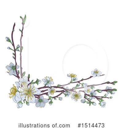 Blossoms Clipart #1514473 by AtStockIllustration