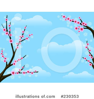 Royalty-Free (RF) Blossoms Clipart Illustration by BNP Design Studio - Stock Sample #230353