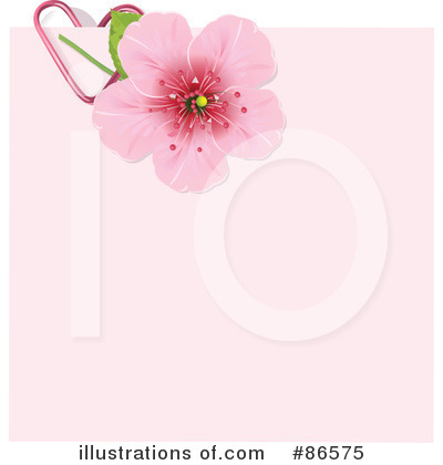 Royalty-Free (RF) Blossoms Clipart Illustration by Pushkin - Stock Sample #86575