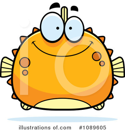 Royalty-Free (RF) Blowfish Clipart Illustration by Cory Thoman - Stock Sample #1089605