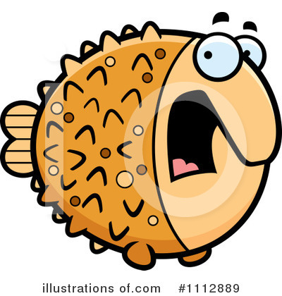 Royalty-Free (RF) Blowfish Clipart Illustration by Cory Thoman - Stock Sample #1112889