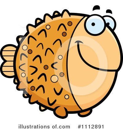 Royalty-Free (RF) Blowfish Clipart Illustration by Cory Thoman - Stock Sample #1112891