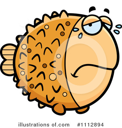 Royalty-Free (RF) Blowfish Clipart Illustration by Cory Thoman - Stock Sample #1112894