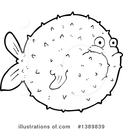 Blow Fish Clipart #1389839 by lineartestpilot