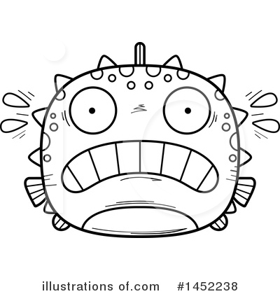 Royalty-Free (RF) Blowfish Clipart Illustration by Cory Thoman - Stock Sample #1452238