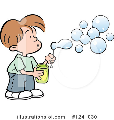 Blowing Bubbles Clipart 1318297 Illustration By Visekart