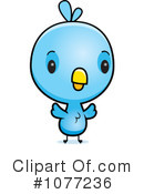 Blue Bird Clipart #1077236 by Cory Thoman