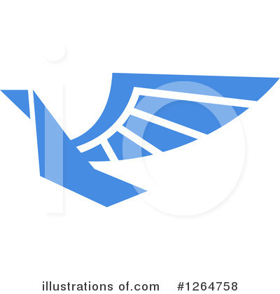 Royalty-Free (RF) Blue Bird Clipart Illustration by Vector Tradition SM - Stock Sample #1264758