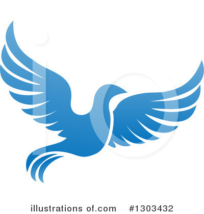 Dove Clipart #1303432 by AtStockIllustration