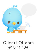 Blue Bird Clipart #1371704 by Qiun