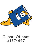 Blue Book Clipart #1374667 by Mascot Junction