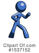 Blue Design Mascot Clipart #1537152 by Leo Blanchette