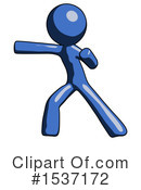 Blue Design Mascot Clipart #1537172 by Leo Blanchette