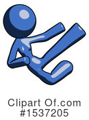 Blue Design Mascot Clipart #1537205 by Leo Blanchette