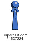 Blue Design Mascot Clipart #1537224 by Leo Blanchette