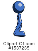 Blue Design Mascot Clipart #1537235 by Leo Blanchette