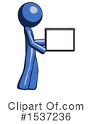 Blue Design Mascot Clipart #1537236 by Leo Blanchette