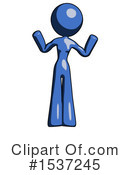 Blue Design Mascot Clipart #1537245 by Leo Blanchette