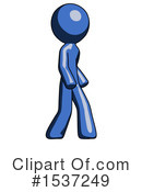 Blue Design Mascot Clipart #1537249 by Leo Blanchette