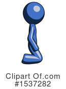 Blue Design Mascot Clipart #1537282 by Leo Blanchette