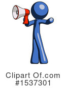 Blue Design Mascot Clipart #1537301 by Leo Blanchette