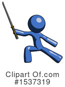Blue Design Mascot Clipart #1537319 by Leo Blanchette