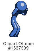 Blue Design Mascot Clipart #1537339 by Leo Blanchette