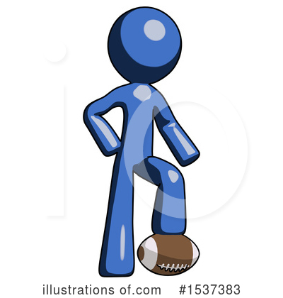 Royalty-Free (RF) Blue Design Mascot Clipart Illustration by Leo Blanchette - Stock Sample #1537383
