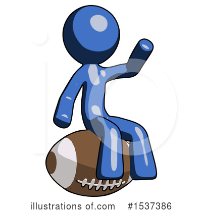 Royalty-Free (RF) Blue Design Mascot Clipart Illustration by Leo Blanchette - Stock Sample #1537386