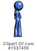 Blue Design Mascot Clipart #1537439 by Leo Blanchette