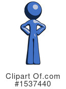 Blue Design Mascot Clipart #1537440 by Leo Blanchette